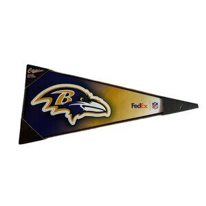 Baltimore Ravens NFL Team Logo Wall Art With FedEx & NFL Branding